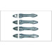 KYUNGDONG LED DOOR CATCH MOLDING FOR HYUNDAI TUCSON IX35 2009-15