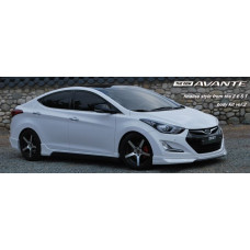 ZEST- AERO PARTS FULL BODY KIT FOR HYUNDAI AVANTE ELANTRA 2013-15 ZEST- AERO PARTS FULL BODY KIT FOR HYUNDAI AVANTE ELANTRA 2013-15
