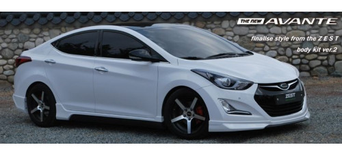 ZEST- AERO PARTS FULL BODY KIT FOR HYUNDAI AVANTE ELANTRA 2013-15 ZEST- AERO PARTS FULL BODY KIT FOR HYUNDAI AVANTE ELANTRA 2013-15