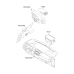 MOBIS AIR BAG MODULE STEERING WHEEL FOR SPORTAGE 2010-13