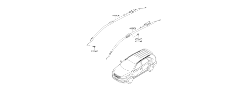 AIR BAG CURTAIN MODULES FOR SPORTAGE R 2010-13