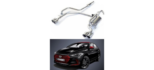 A.JUN TUNING DUAL MUFFLER KIT FOR HYUNDAI AVANTE ELANTRA 2015-17