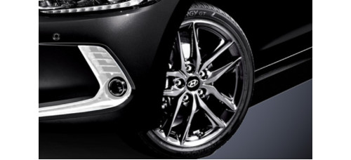 TUIX 17" DARK GRAY ALLOY WHEELS HYUNDAI ELANTRA AVANTE 2015-17