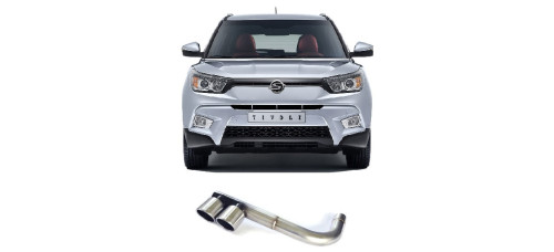 A.JUN TUNING TWIN TAIL MUFFLER KIT FOR SSANGYONG TIVOLI 2012-17