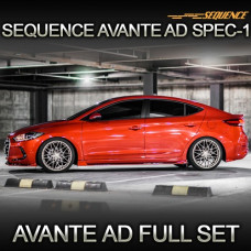 SEQUENCE SPEC-1 FULL BODY KIT SET FOR HYNDAI AVANTE AD 2015-17