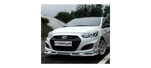 F3STYLE FRONT AND SIDE BODY KIT FOR HYUNDAI ACCENT 2010-13