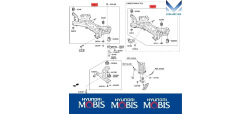 MOBIS FR CROSSMEMBER ARM LOWER HYUNDAI AVANTE ELANTRA 2015-20