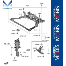 MOBIS FR CROSSMEMBER ARM LOWER HYUNDAI AVANTE ELANTRA 2020-23