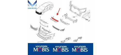 MOBIS GRILLE FRONT BUMPER LOW FOR KIA OPTIMA K5 2010-15
