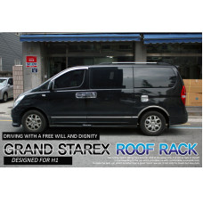 MYRIDE DRESS UP ROOF RACK FOR HYUNDAI GRAND STAREX 2007-15 MYRIDE DRESS UP ROOF RACK FOR HYUNDAI GRAND STAREX 2007-15