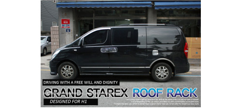 MYRIDE DRESS UP ROOF RACK FOR HYUNDAI GRAND STAREX 2007-15