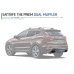 DUAL MUFFLERS PACKAGE 2WD/4WD FOR HYUNDAI SANTA FE 2016-18