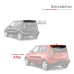 TUON REAR SPOILER SET FOR KIA SOUL 2008-12 TUON REAR SPOILER SET FOR KIA SOUL 2008-12