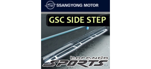 SIDE RUNNING BOARD STEPS FOR SSANGYONG KORANDO ACTYON 2012-14