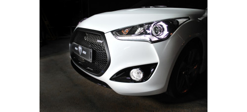 M&S FRONT RADIATOR GRILLE FOR HYNDAI VELOSTER TURBO 2012-17