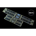 ARTX CHROME LED DOOR SILL SCUFF PLATES CHEVROLET ORLANDO 2011-13