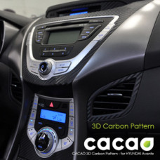 CACAO 3D CARBON PATTERN FOR HYUNDAI AVANTE MD / ELANTRA 2010-15