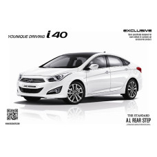 DXSOAUTO SALOON STANDARD AL REAR STEP FOR HYUNDAI I40 2012-14