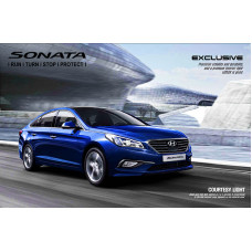 DXSOAUTO LED DOOR SILL SCUFF PLATES HYUNDAI LF SONATA LF 2014-17