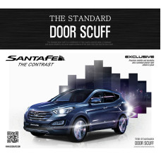 DXSOAUTO DOORs SILL SCUFF PLATES HYUNDAI SANTA FE DM 2012-15