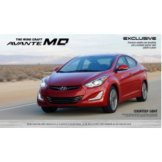 DXSOAUTO LED DOOR SILL SCUFF PLATES HYUNDAI AVANTE ELANTRA 2013-15
