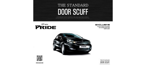 DXSOAUTO STANDARD AL DOOR SILL SCUFF PLATES KIA PRIDE RIO 2012-14