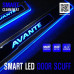 DXSOAUTO LED DOOR SILL SCUFF PLATES HYUNDAI AVANTE ELANTRA 2013-15