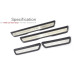 TUON NEW LED DOORSTEP PLATE SET FOR KIA SOUL 2012-17