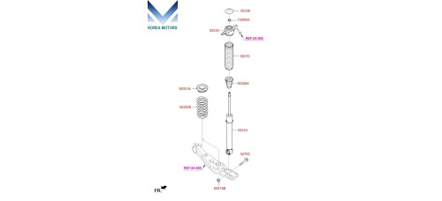 MOBIS REAR SHOCK ABSORBER FOR HYUNDAI TUCSON TL 2015-18 MOBIS REAR SHOCK ABSORBER FOR HYUNDAI TUCSON TL 2015-18