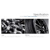 TUIX 17" BLACK CHROME WHEELS FOR HYUNDAI ELANTRA AVANTE MD 2010-15
