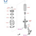 MOBIS NEW FRONT SHOCK ABSORBERS FOR KIA CERATO FORTE K3 2018-20