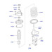 MOBIS FRONT REAR SHOCK ABSORBERS HYUNDAI GETZ CLICK 2002-06
