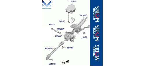 MOBIS STEERING COLUMN AND SHAFT FOR HYUNDAI AVANNE ELANTRA 2020-23