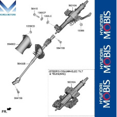 MOBIS STEERING COLUMN AND SHAFT HYUNDAI GENESIS G70 2017-20