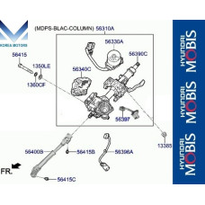 MOBIS STEERING COLUMN AND SHAFT SET FOR HYUNDAI GRANDEUR 2019-22