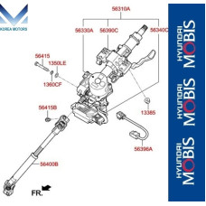 MOBIS STEERING COLUMN AND SHAFT SET FOR HYUNDAI IONIQ 2016-19
