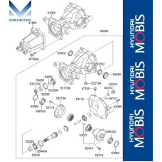 50-501 ZADNIY DIFFERENTIAL V SBORE HYUNDAI IX55 2006-15
