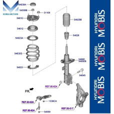 MOBIS FRONT SHOCK ABSORBER HYUNDAI PALISADE LX3 2025-26