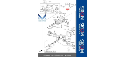 50-501 ZADNIY DIFFERENTIAL HYUNDAI SANTA FE TM 2018-23 50-501 ZADNIY DIFFERENTIAL HYUNDAI SANTA FE TM 2018-23