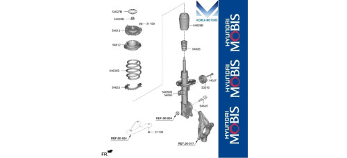 MOBIS AMMORTIZATOR PEREDNIY HYUNDAI SANTA FE TM 2020-23