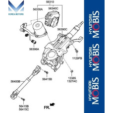 MOBIS STEERING COLUMN AND SHAFT SET FOR HYUNDAI SONATA 2009-14