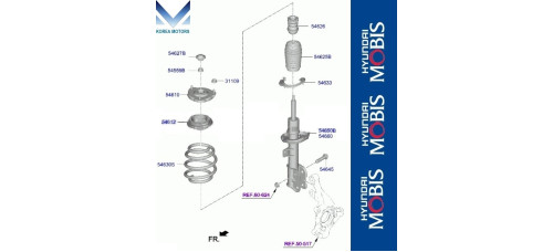 MOBIS AMMORTIZATOR PEREDNIY HYUNDAI STARIA 2021-25 MOBIS AMMORTIZATOR PEREDNIY HYUNDAI STARIA 2021-25