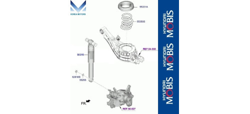 MOBIS ZADNIE AMMORTIZATORY HYUNDAI STARIA 2021-25 MOBIS ZADNIE AMMORTIZATORY HYUNDAI STARIA 2021-25