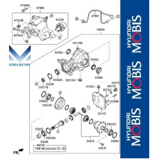 50-501 ZADNIY DIFFERENTIAL HYUNDAI TACSON 2018-20
