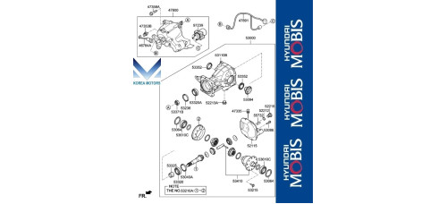 50-501 ZADNIY DIFFERENTIAL HYUNDAI TACSON 2018-20