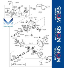 50-501 ZADNIY DIFFERENTIAL HYUNDAI TUCSON 2013-15