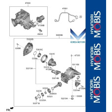 50-501 ZADNIY DIFFERENTIAL HYUNDAI TACSON 2020-23