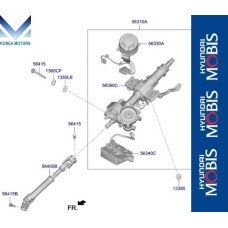 MOBIS STEERING COLUMN AND SHAFT SET FOR HYUNDAI VELOSTER 2018-21