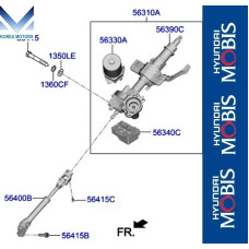 MOBIS STEERING COLUMN AND SHAFT SET FOR HYUNDAI VENUE 2019-23