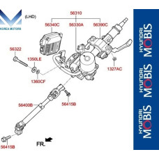 MOBIS STEERING COLUMN AND SHAFT SET FOR HYUNDAI I40 2011-19